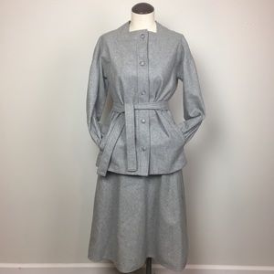 Vintage Victor Joris Wool Skirt Suit